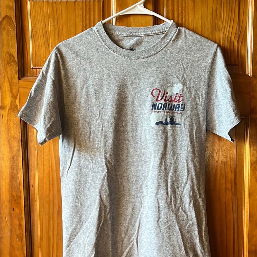 Walt Disney World Epcot Norway Grey Tshirt